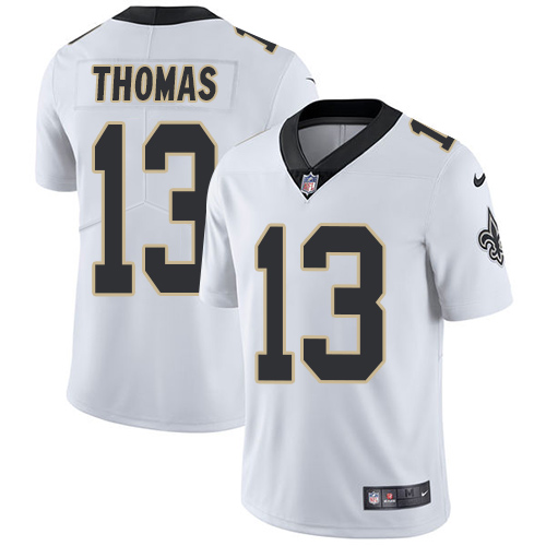 2019 Men New Orleans Saints #13 Thomas white Nike Vapor Untouchable Limited NFL Jersey